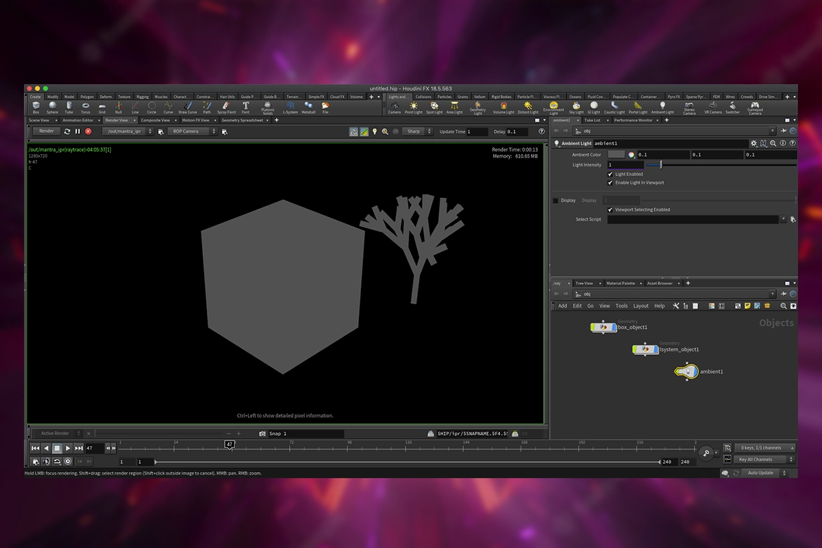SideFX Houdini screenshot 2